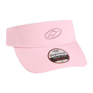 Pink visor with embroidered Insideya Golf icon