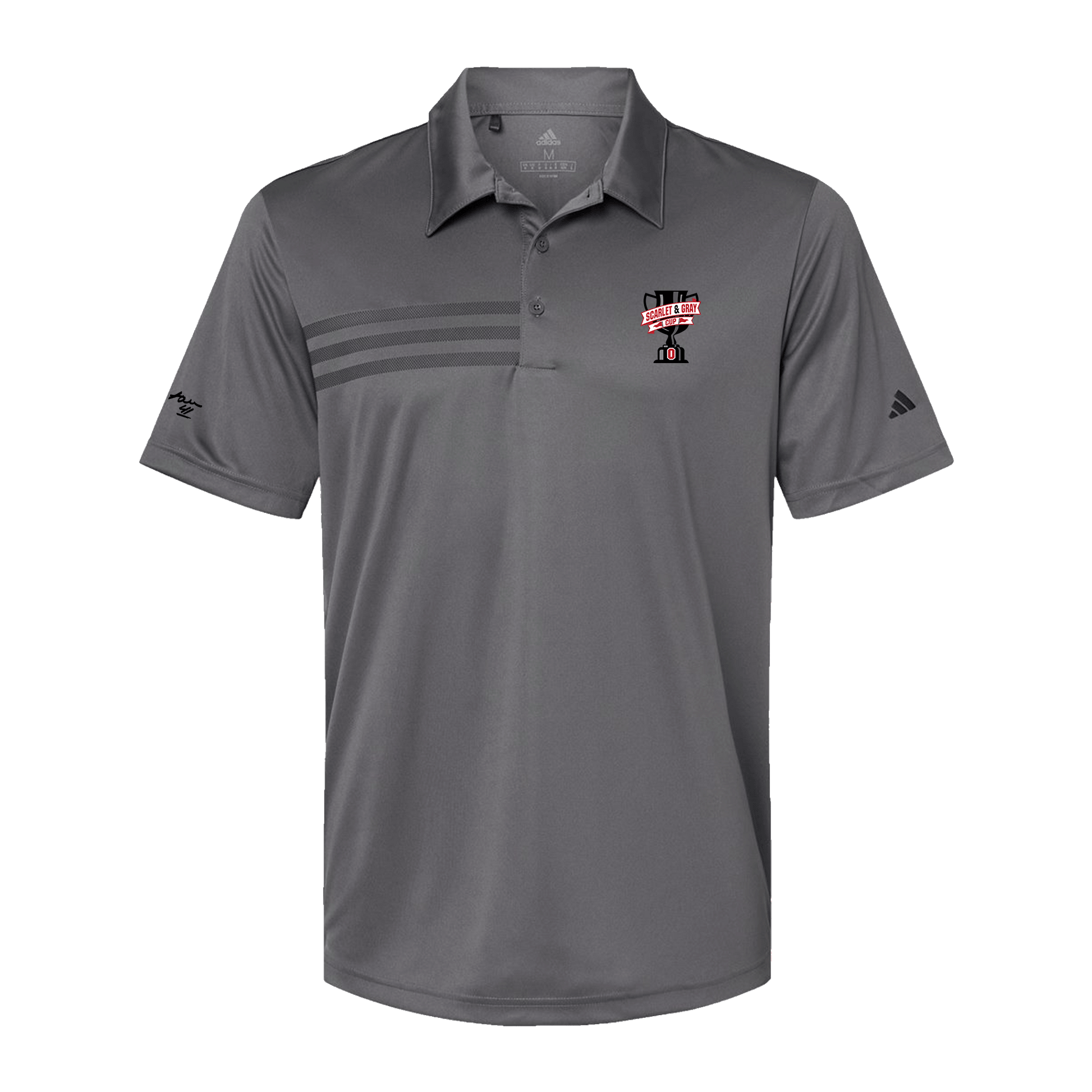 Gray Team Adidas Polo