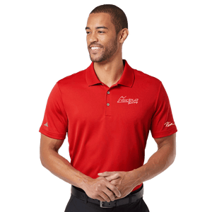 Insideya Golf Signature Collection x Keith Byars Collegiate Red Adidas Performance Polo Front Model