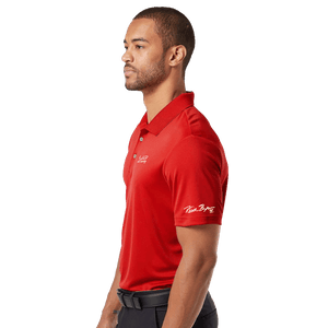 Insideya Golf Signature Collection x Keith Byars Collegiate Red Adidas Performance Polo Side Model