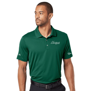 Insideya Golf Signature Collection x Keith Byars Collegiate Green Adidas Performance Polo Front Model