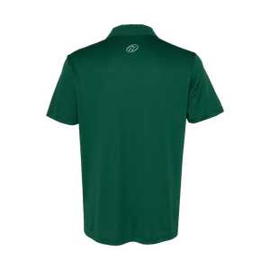Insideya Golf Signature Collection x Keith Byars Collegiate Green Adidas Performance Polo Flat Back