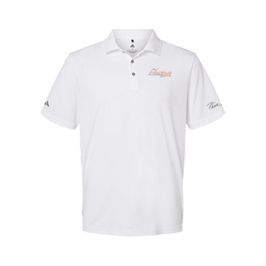 Insideya Golf Signature Collection x Keith Byars White Adidas Performance Polo Flat Front