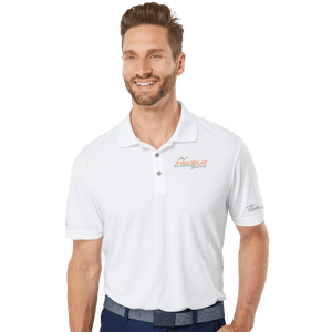 Insideya Golf Signature Collection x Keith Byars White Adidas Performance Polo Front Model