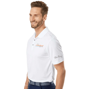 Insideya Golf Signature Collection x Keith Byars White Adidas Performance Polo Side Model