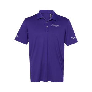 Insideya Golf Signature Collection x Keith Byars Collegiate Purple Adidas Performance Polo Flat Front