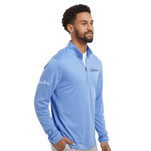 Insideya Golf Signature Collection x Keith Byars  Adidas Blue Fusion Lightweight Quarter-Zip Pullover Side Model