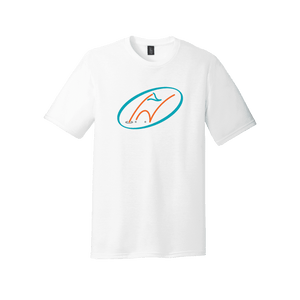 White t-shirt with Insideya Golf icon on full front