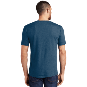 Heathered Neptune District Perfect Tri Tee with screen printed Insideya Golf logo