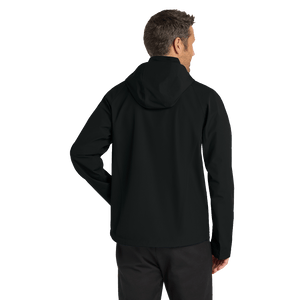 Black Port Authority Torrent Waterproof Jacket with Insideya Golf logo printed on left chest back model