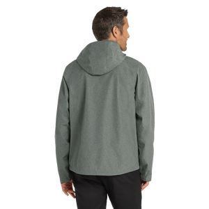 Dark Grey Heather Port Authority Torrent Waterproof Jacket with Insideya Golf logo printed on left chest front model