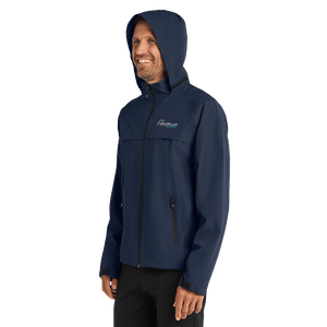 True Navy Port Authority Torrent Waterproof Jacket with Insideya Golf logo printed on left chest side model