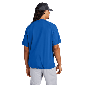 True Royal Sport-Tek Repeat Half-Zip Short Sleeve Jacket with Embroidered Insideya Golf Logo back model
