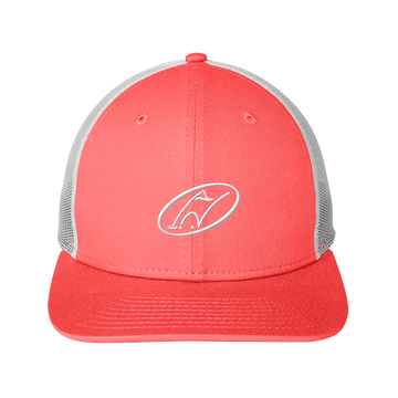 Coral/White