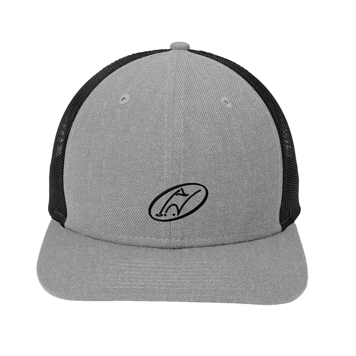 Black and grey mesh snapback with Insideya Golf icon