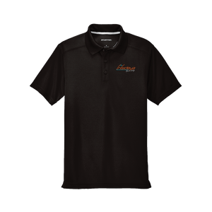 Black Sport-Tek PosiCharge Micro-Mesh Polo with embroidered Insideya Golf logo flat front