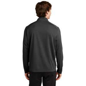 Black Sport-Tek Sport-Wick Textured Quarter-Zip Pullover with Embroidered Insideya Logo back model