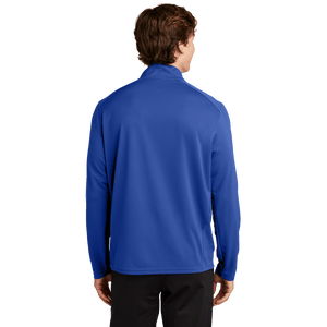 True Royal Sport-Tek Sport-Wick Textured Quarter-Zip Pullover with Embroidered Insideya Logo back model