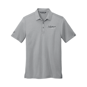 Light Grey TravisMathew polo with Insideya Golf logo on left chest and right sleeve